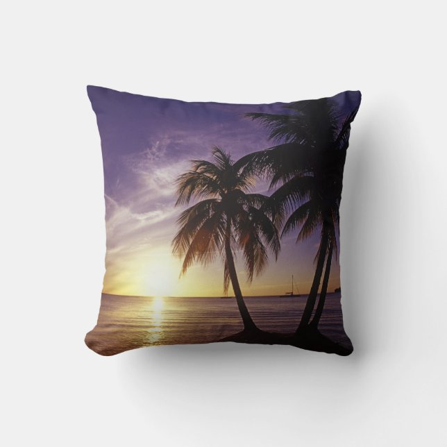 Coussin Plages à Negril, Jamaïque 3 (Recto)