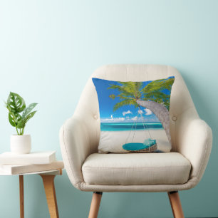 Coussin Plages tropicales   Tourisme tropical