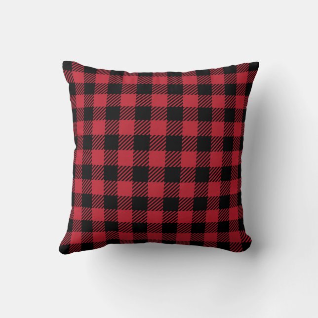 Coussin Plaid Buffalo (Verso)