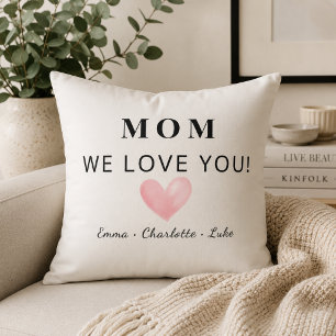Coussin Plaid Cadeau Personnalisé Tendance Maman On T'Aime