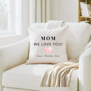 Coussin Plaid Cadeau Personnalisé Tendance Maman On T'Aime