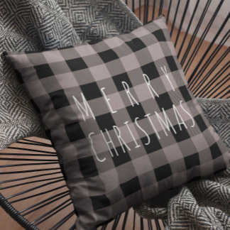 Coussin Plaid Campagnard Joyeux Noël