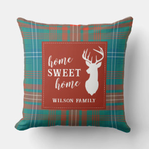 Coussin Plaid Christmas Clan Wilson Famille Rustique Tarta