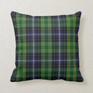 Coussin Plaid de tartan traditionnel de clan de MacKellar