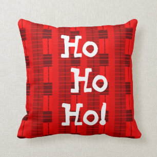Coussin Plaid rouge