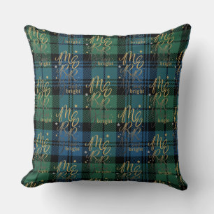 Coussin Plaid Rustic Campbell Merry et Bright Tartan