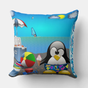 COUSSIN PLAISANCE D'ÉTÉ À LA PLAGE