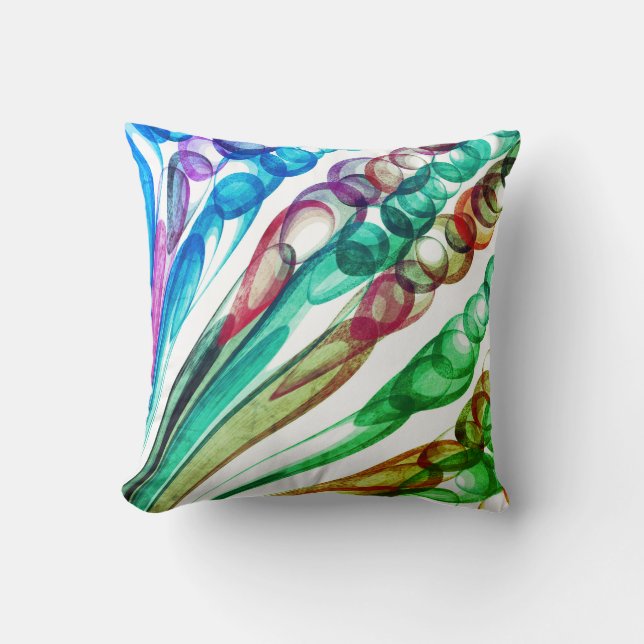 Coussin Plaisir à bulle pullée / Greenleaf / (Recto)