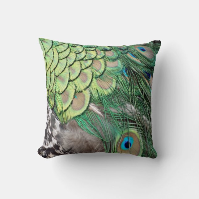 Coussin Plaisir de paon (Recto)