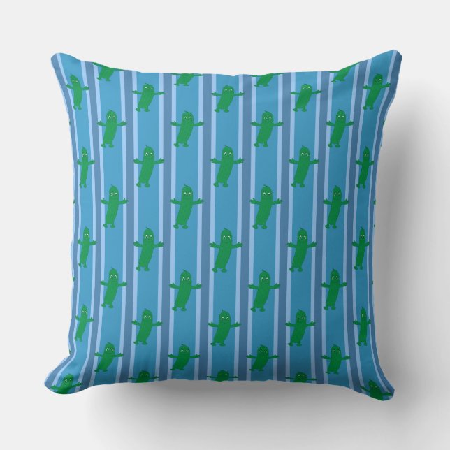 Coussin Plaisir et fantaisie chatte bleue (Recto)