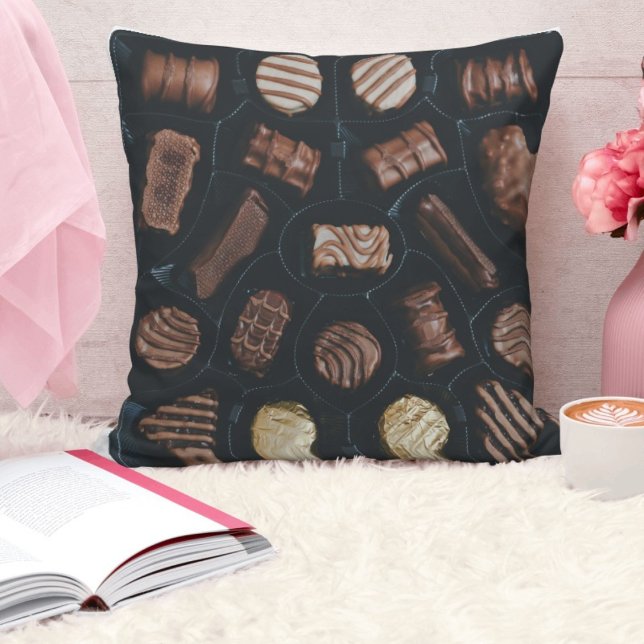 Coussin Plaisirs décadents Motif au chocolat Lance Oreille (Créateur téléchargé)