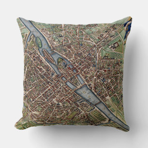 Coussin Plan de Paris