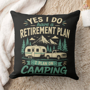 Coussin Plan de retraite de camping