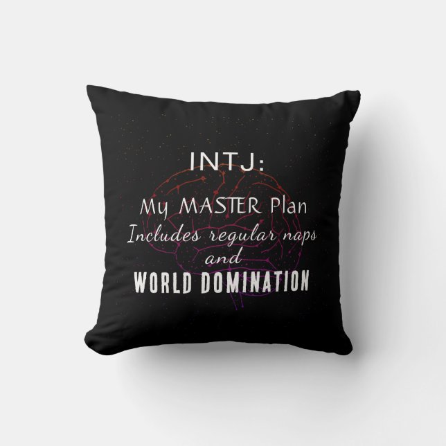 Coussin Plan directeur INTJ (Recto)