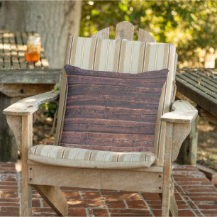 Coussin Planches de bois avec détails du grain Photo rappr