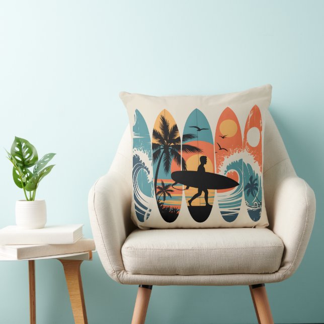 Coussin Planches de surf (Chaise)