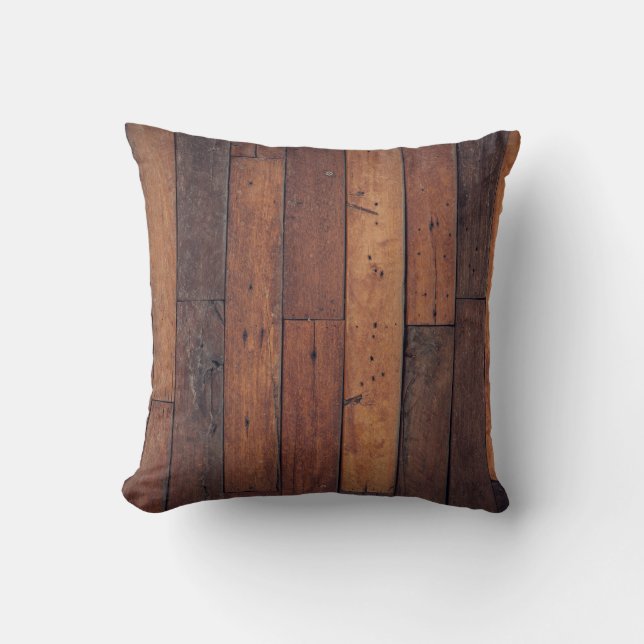 Coussin planches en bois (Recto)