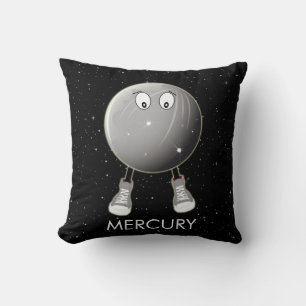 Coussin Planète Mercure & Etoiles