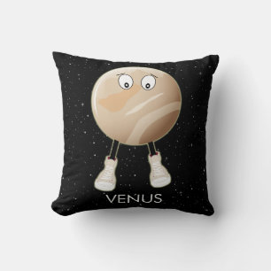 Coussin Planète Vénus & Étoiles