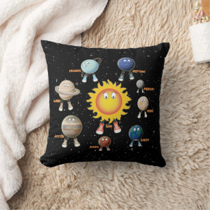 Coussin Planètes et système solaire