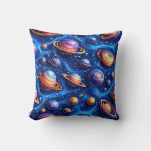Coussin Planètes lunaires galaxie