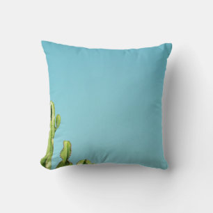 Coussin Plante cactus vert