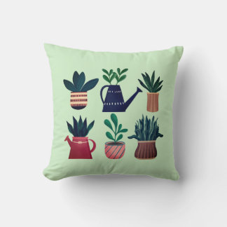 Coussin Plante heureux