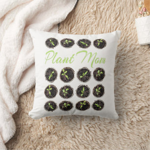 Coussin Plante Maman Jardin Fleur Hobby Gardener ou fleuri