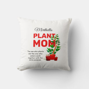 Coussin Plante personnalisé MOM Christian