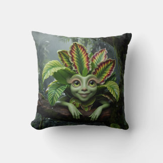 Coussin Plante tropical