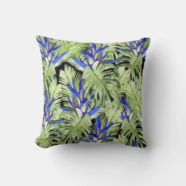 Coussin Plante tropical 2. (Recto)