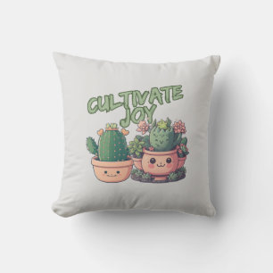 Coussin Plantes succulents