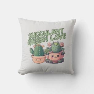 Coussin Plantes succulents