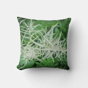 Coussin Plantes vert et blanc d'été