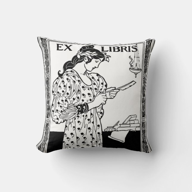 Coussin Plaque de la femme (Recto)