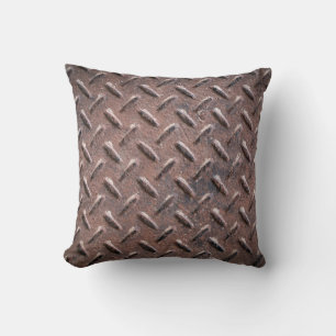 Coussin Plaques de surface vieilles en acier non glissant.