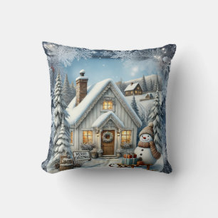 Coussin Plaques en papier de décor de Noël vintage unique