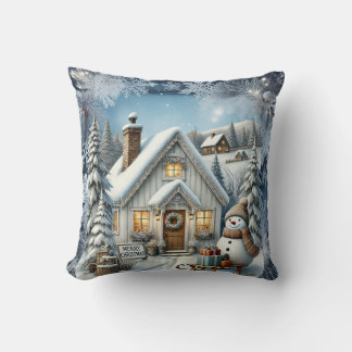 Coussin Plaques en papier de décor de Noël vintage unique