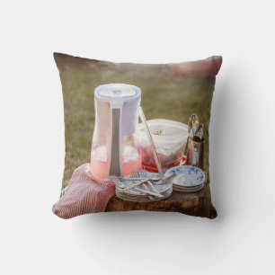 Coussin Plaques et lancers en céramique fleurie argentée e