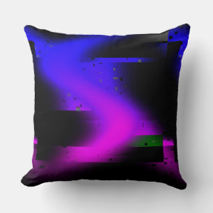 Coussin Plasma noir brillant