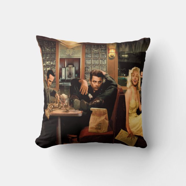 Coussin Plat bleu (Recto)