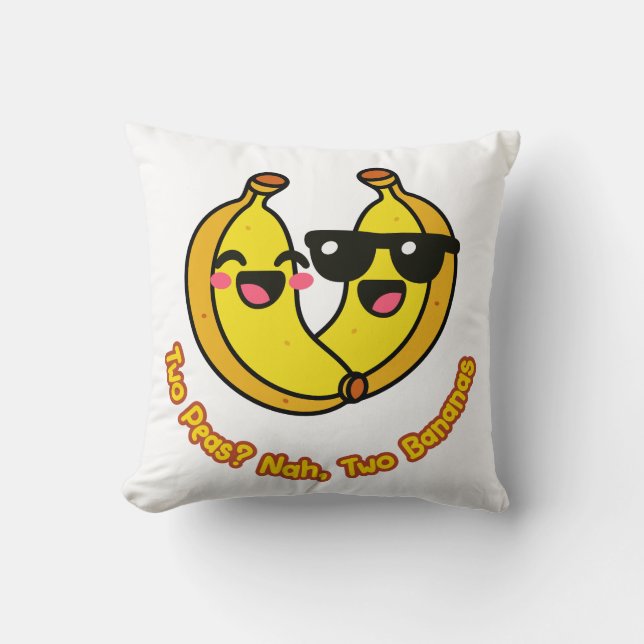 Coussin Playful Couple Cartoon – Unique Gifts & Apparel (Recto)