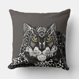 Coussin plomb de léopard des neiges