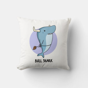 Coussin Plonge de requin animal amusant