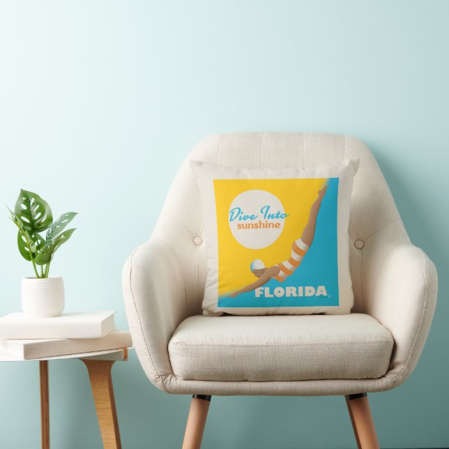 Coussin Plongez Dans Le Soleil | Floride (Chaise)