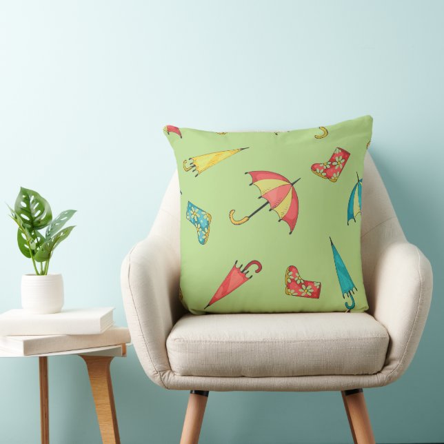 Coussin Pluie printanière I (Chaise)