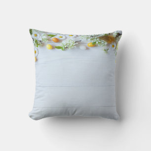 Coussin Plum de cerisier de Pâques : Oeufs Jaunes.