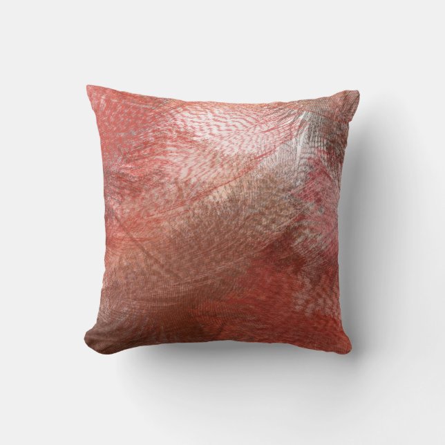 Coussin Plume rouge (Recto)