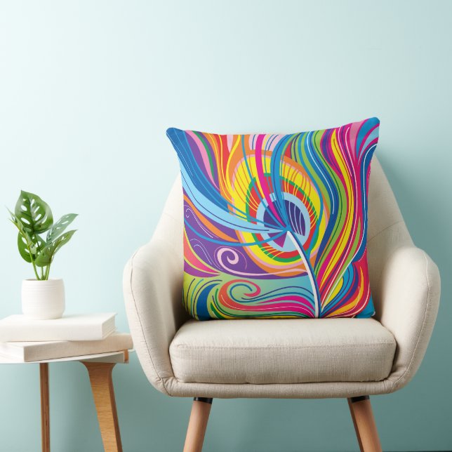 Coussin Plume Vibrante Brise (Chaise)