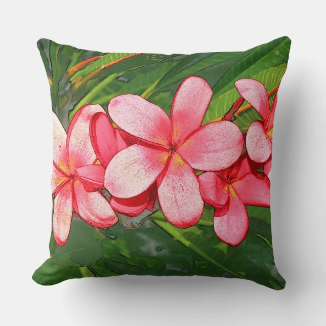 Coussin Plumerias (Recto)